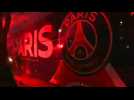 Football/Champions League: PSG fans surround team bus arriving for closed-door match