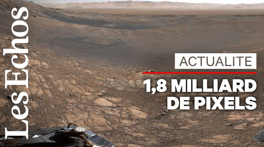 Illustration pour la vidéo La NASA révèle une image hors norme de la planète Mars