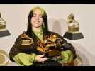 Billie Eilish marks Grammy win with diamonds