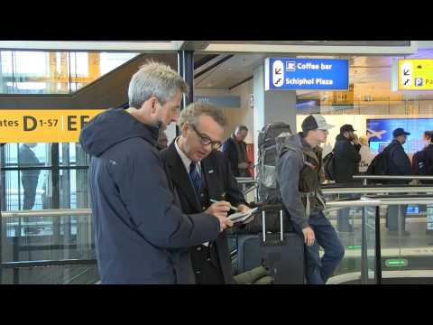 Coronavirus: Amsterdam's Schiphol airport as US bans flights from EU