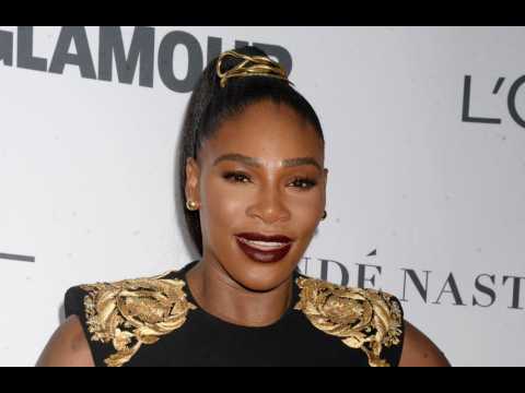 Serena Williams' daughter helps with her beauty routine