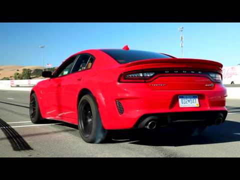 2020 Dodge Charger SRT Hellcat Widebody Driving on the track