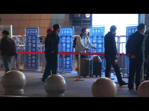 Coronavirus: thousands flock to leave Wuhan as outbound travel ban ends