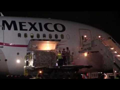 China sends 10.1 tons of medical supplies to Mexico