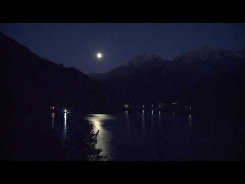 "Super Pink Moon" seen from Bosnia