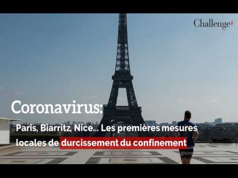 Paris, Nice, Biarritz... Les premières mesures locales de durcissement du confinement