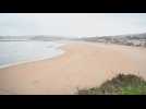 Spain's beaches deserted amid lockdown