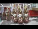 German patisserie creates chocolate Easter bunnies wearing face masks