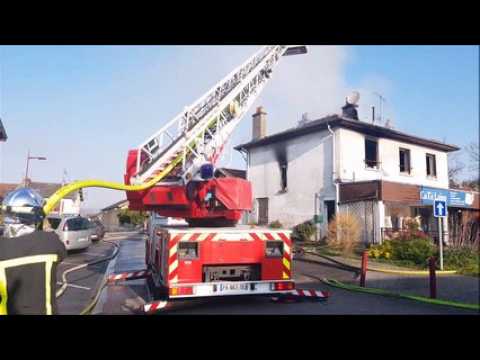 Chaligny : un appartement et un commerce détruits par un incendie
