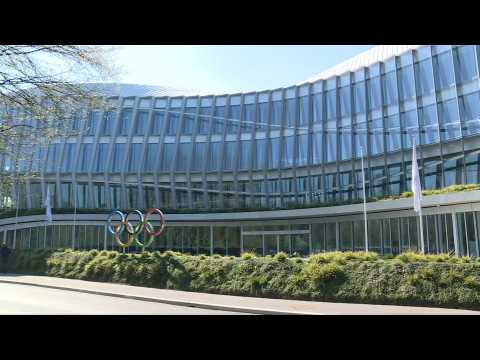 Coronavirus: Images of IOC HQ as officials decide fate of Tokyo 2020