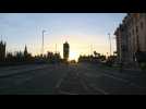 Sunset on a quiet Westminster Bridge on 'lockdown' day 1