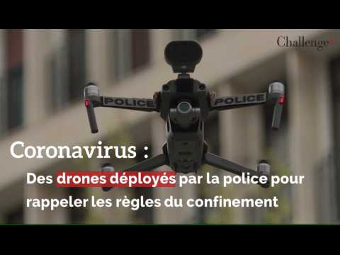 Coronavirus: Des drones déployés par la police pour rappeler les règles du confinement 