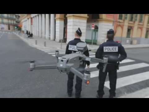 French police deploys drones to enforce nationwide lockdown