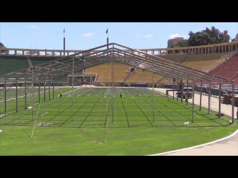 Sao Paulo begins construction of field hospital in Pacaembu stadium