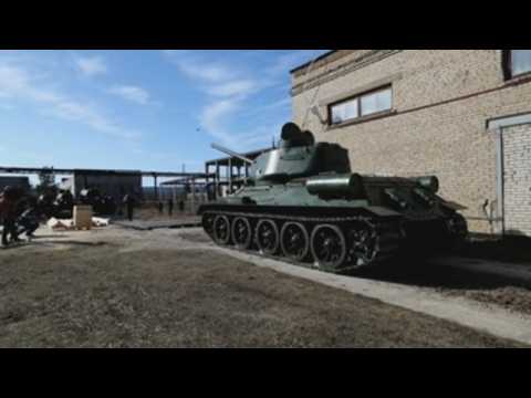World War II-era tanks from Laos on show in Russia