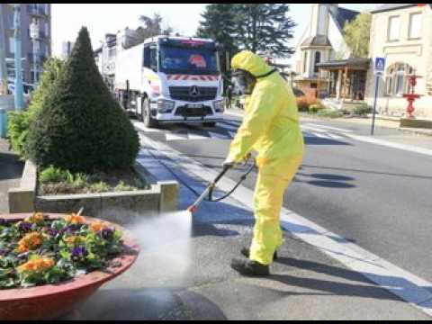 Amnéville, première commune de Lorraine à désinfecter ses rues