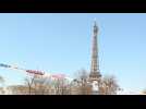 Coronavirus: area near Eiffel Tower deserted on 10th day of containment