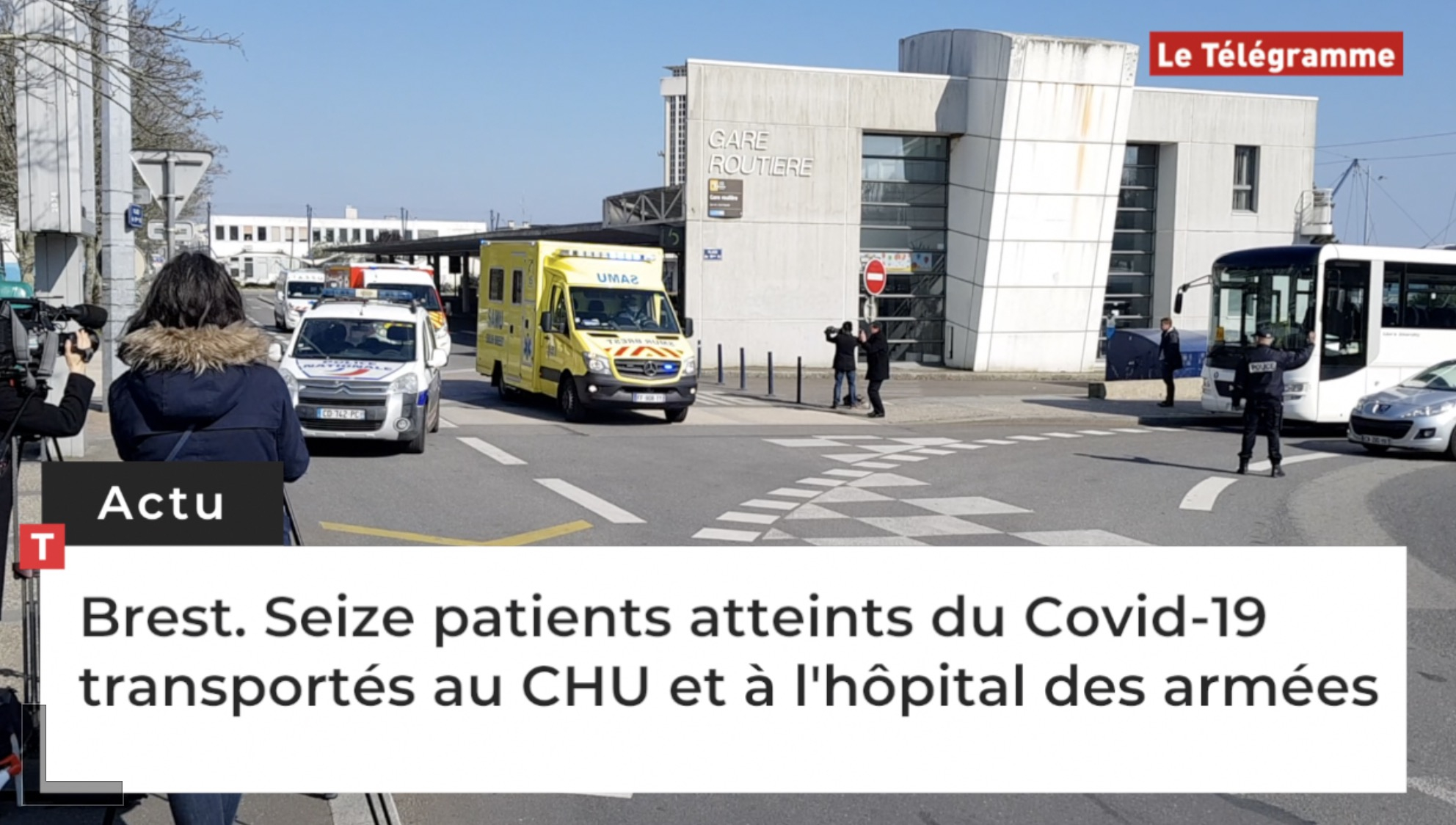Brest. Seize patients atteints du Covid-19  transportés au CHU et à l'hôpital des armées (Le Télégramme)