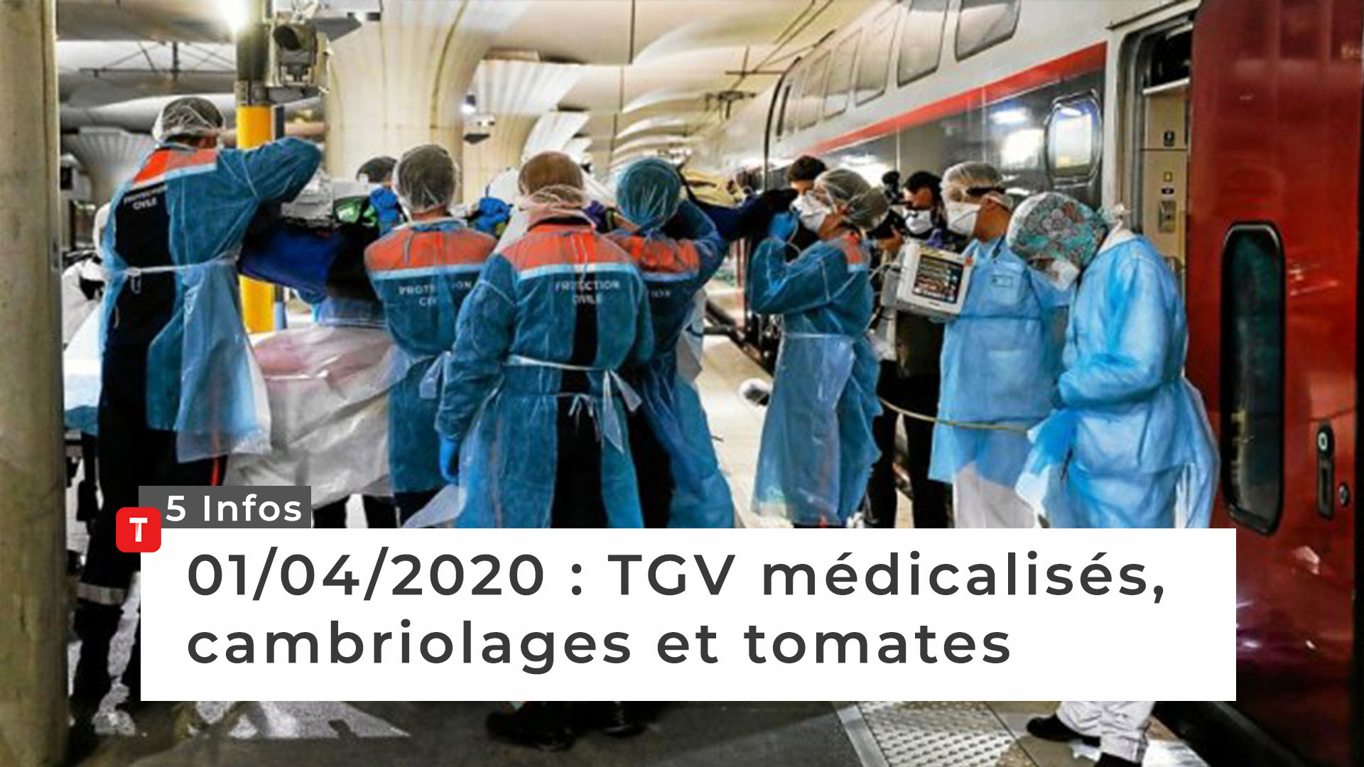 TGV médicalisés, cambriolages et tomates … Cinq infos bretonnes du 1er avril (Le Télégramme)