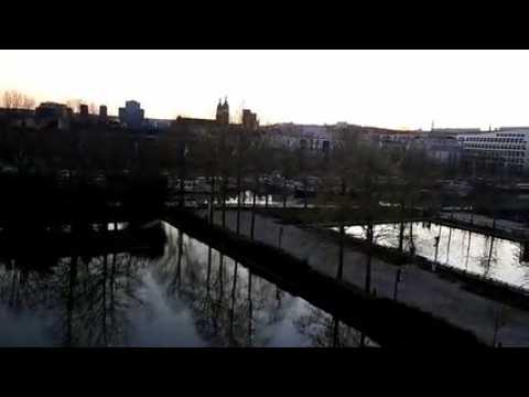L'hommage du port de Nancy ce soir aux soignants