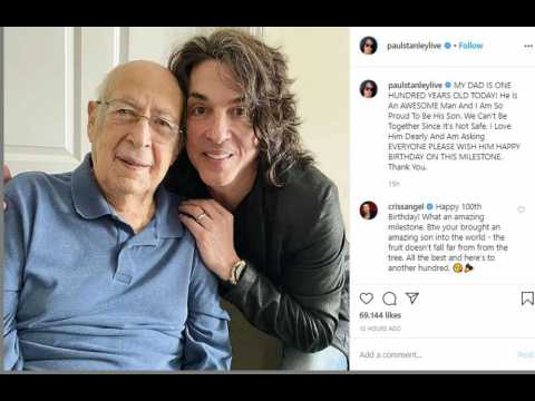 Paul Stanley wishes dad happy 100th birthday