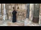 Holy Thursday mass held behind closed doors in Jerusalem