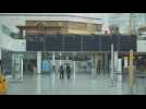 Munich airport empty after flight cancellations