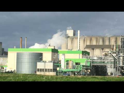 Fire breaks out at agrofuel plant in northern France