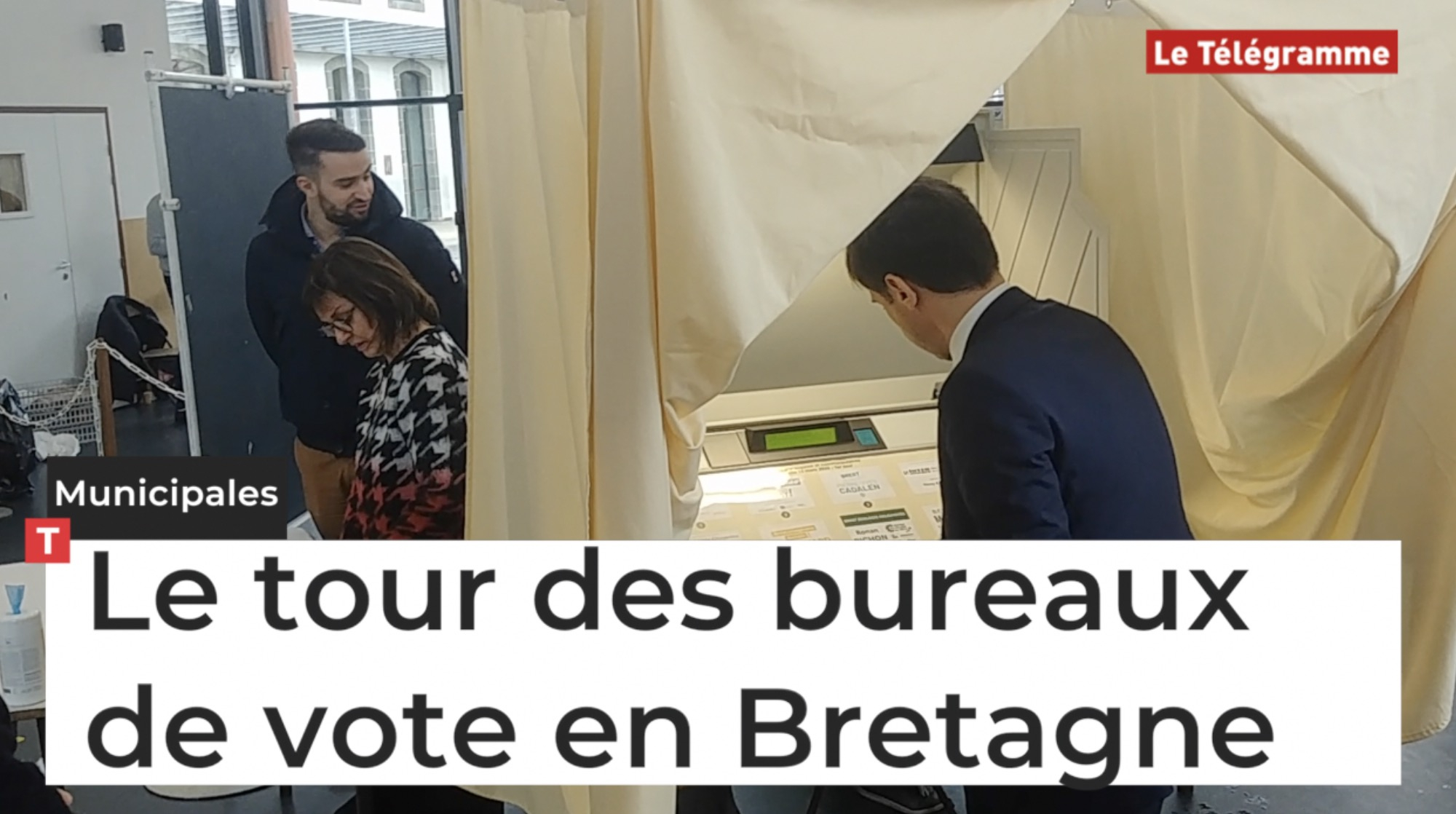 Municipales. Le tour des bureaux de vote en Bretagne (Le Télégramme)