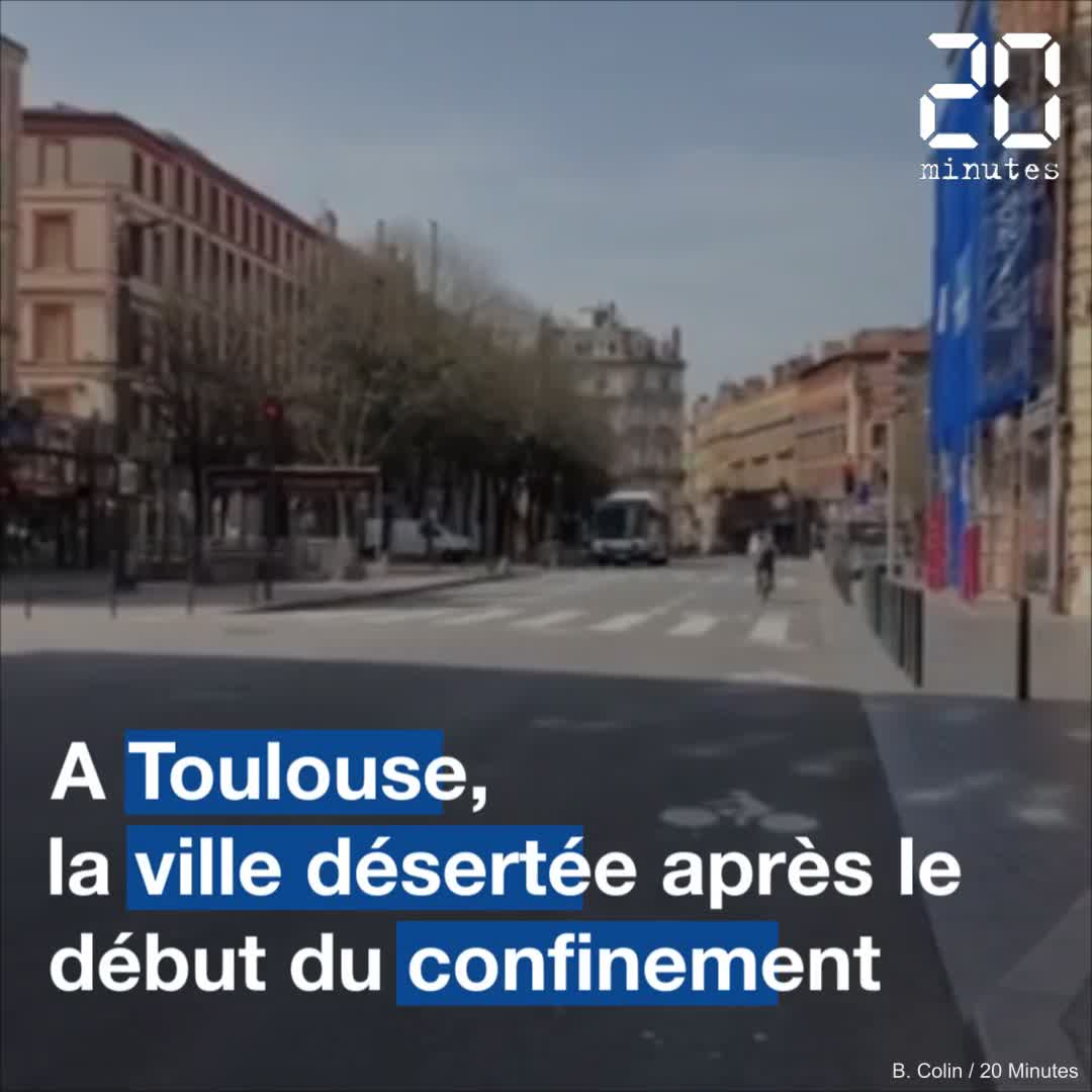 VIDEO. Coronavirus à Toulouse : Les rues de la Ville rose désertées au deuxième jour du confinement