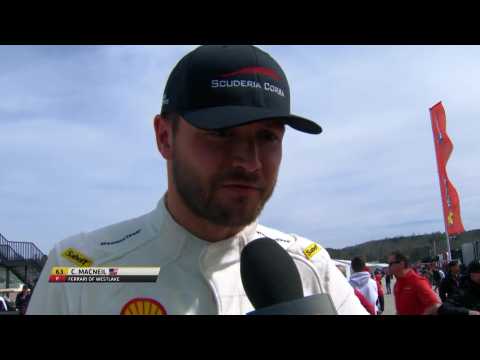 Ferrari Challenge NA - Cooper MacNeil talks race 2 results at Road Atlanta