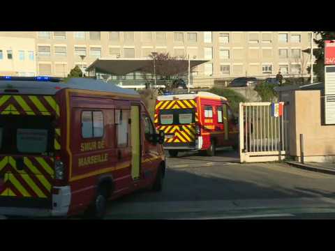 Coronavirus patients transported from Mulhouse to military hospital in Marseille