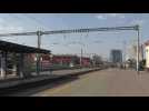 Kiev train station almost empty as Ukraine shuts down most public transport