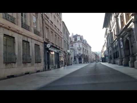 Besançon au premier matin du confinement