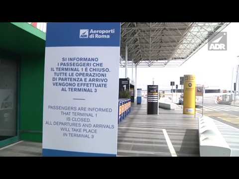 Rome Fiumicino airport shuts Terminal 1 amid coronavirus outbreak