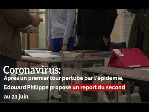 Coronavirus: Après un premier tour pertubé par l'épidémie, la question du second tour en suspens.