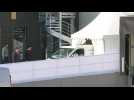 COVID-19: Undertaker's van arrives at second makeshift morgue near Paris - Label : AFPTV - First images - Category : News