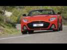 Aston Martin DBS Superleggera Volante in Cosmos Orange Driving Video