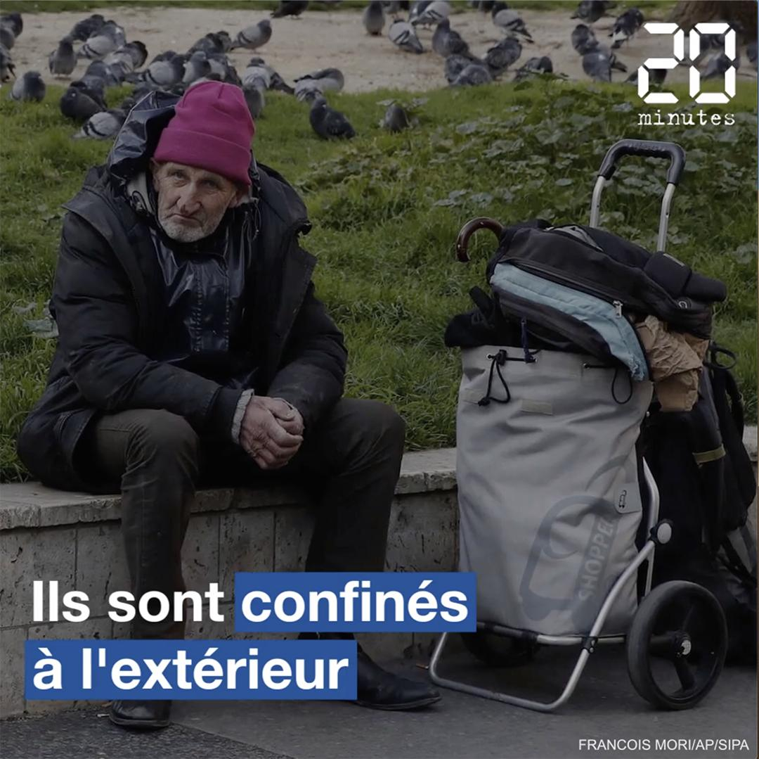 Coronavirus : Les sans-abri, les grands oubliés de la crise et de l'épidémie en France