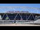 Footage of West Ham United Stadium
