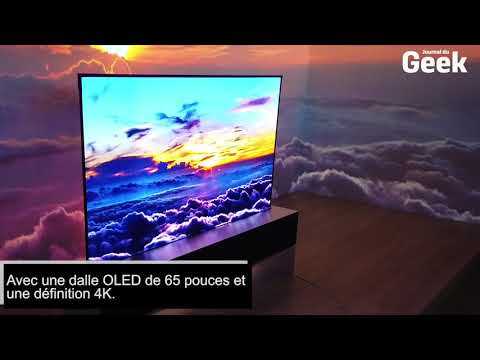 CES 2019 : LG Signature OLED TV R, 1ère TV enroulable !