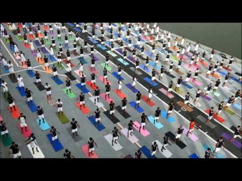 Indian Armed Forces mark World Yoga Day on aircraft carrier