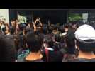 Hong Kong protesters gather at tax office - Label : AFPTV - First images - Category : News