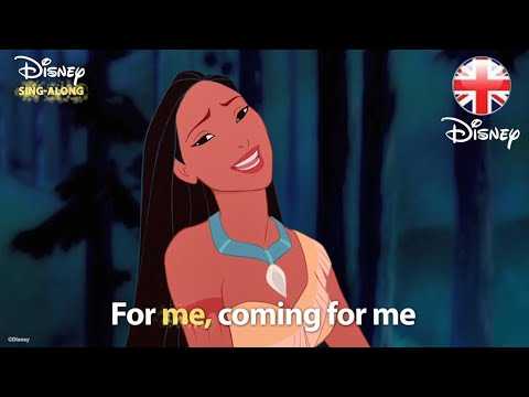 DISNEY SING-ALONGS | Just Around The Riverbend - Pocahontas Lyric Video | Official Disney UK