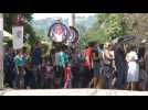 Relatives, friends hold funeral for drowned Salvadorian migrants - Label : AFPTV - First images - Category : News