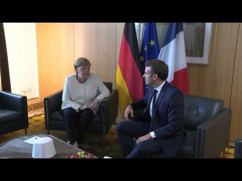 Macron and Merkel meet ahead of EU summit