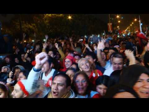Copa America: Peru fans celebrate stunning victory over Chile