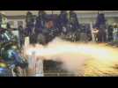 Tear gas: Hong Kong police and protesters clash