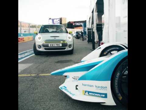 The new MINI Electric - The Race Car disclamer