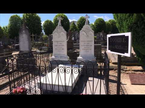 At the cemetery, French poet Rimbaud keeps receiving letters